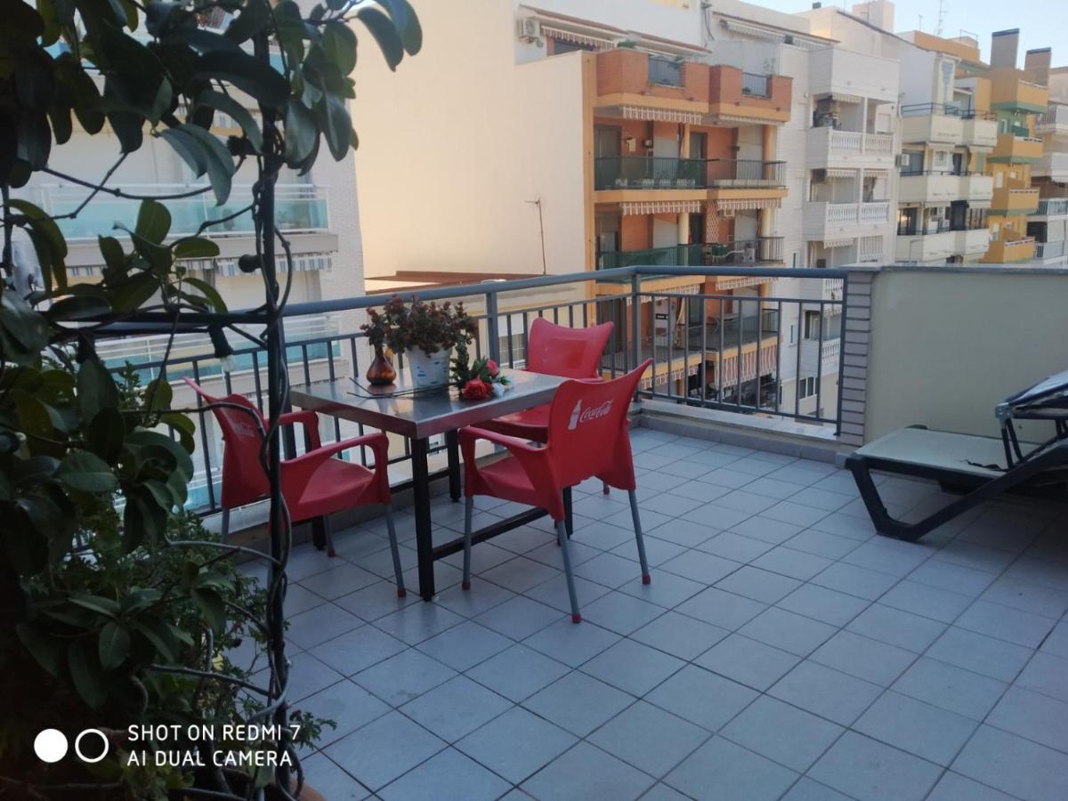 Habitacion Familiar En Un Atico Con Gran Terraza Y,Cocina ,En La Playa Burriana Exteriör bild