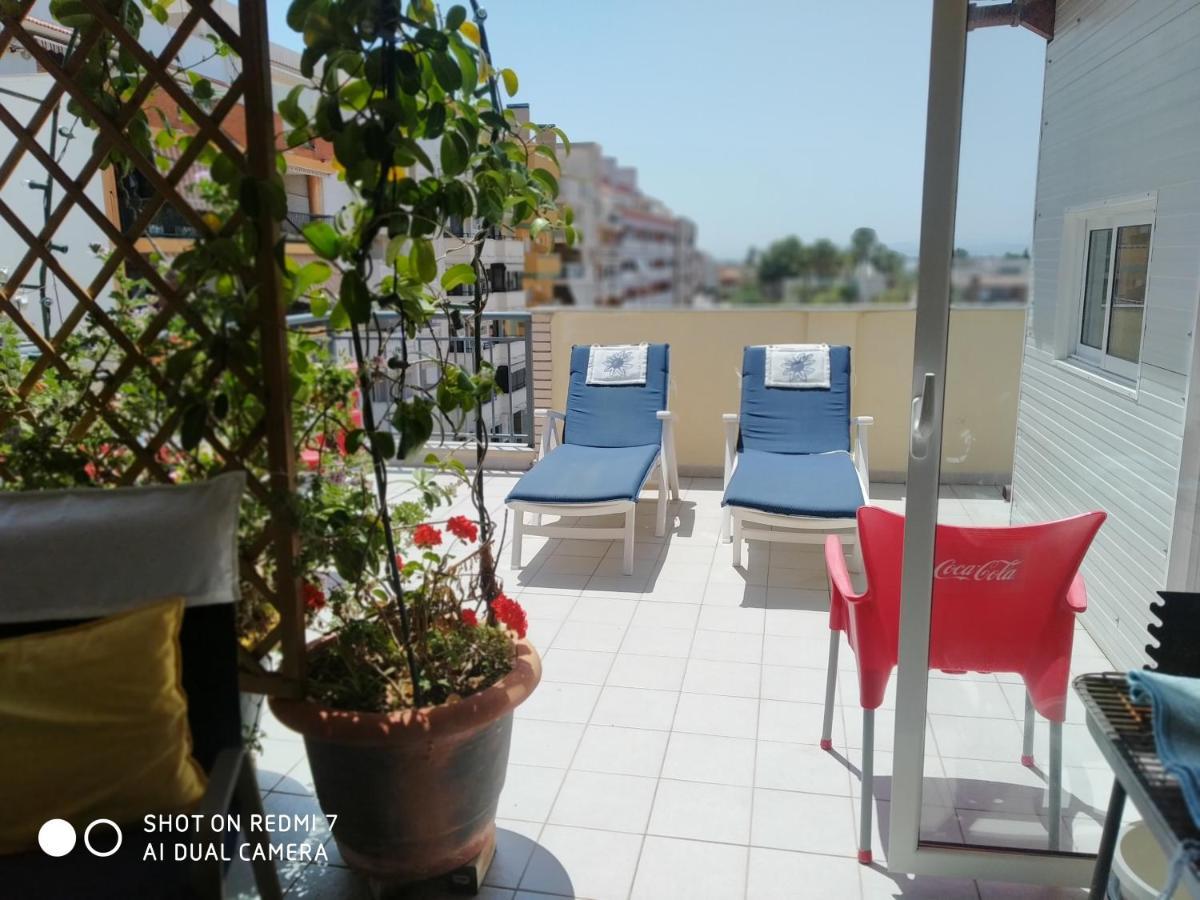 Habitacion Familiar En Un Atico Con Gran Terraza Y,Cocina ,En La Playa Burriana Exteriör bild