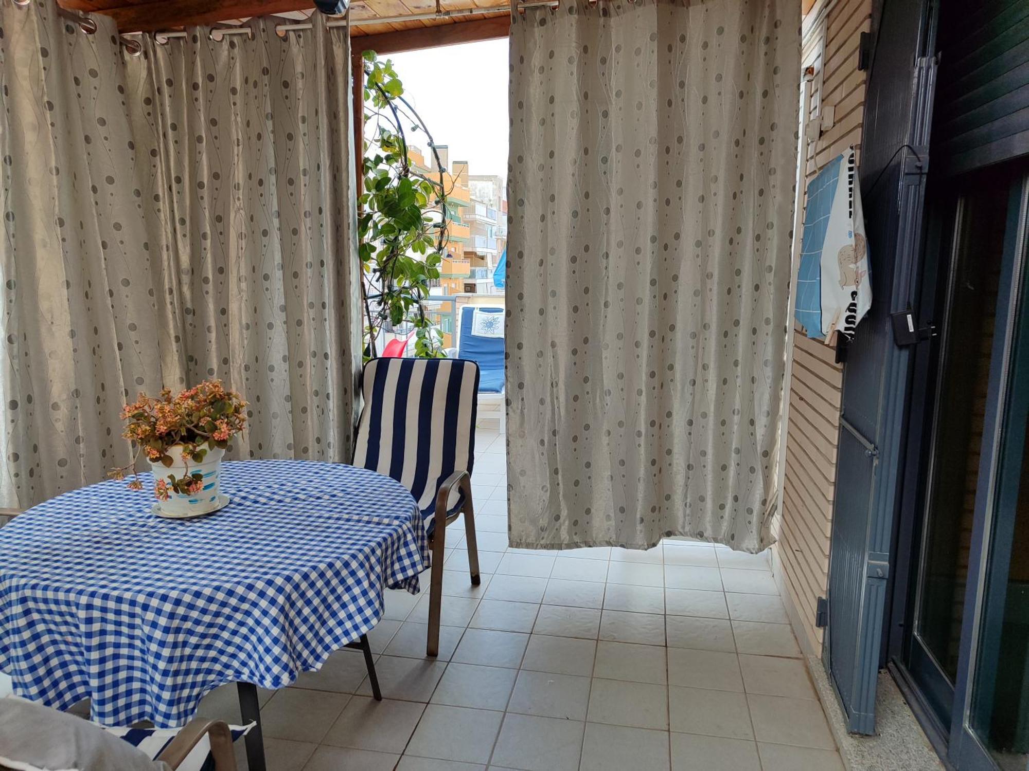 Habitacion Familiar En Un Atico Con Gran Terraza Y,Cocina ,En La Playa Burriana Exteriör bild